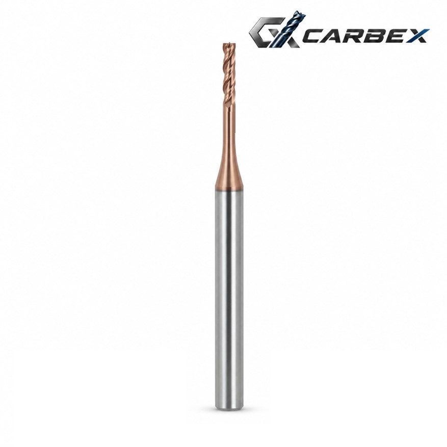 فرز لانگ نک تخت کارباید انگشتی قطر 1.5 میلیمتر گردن 10 میلیمتر